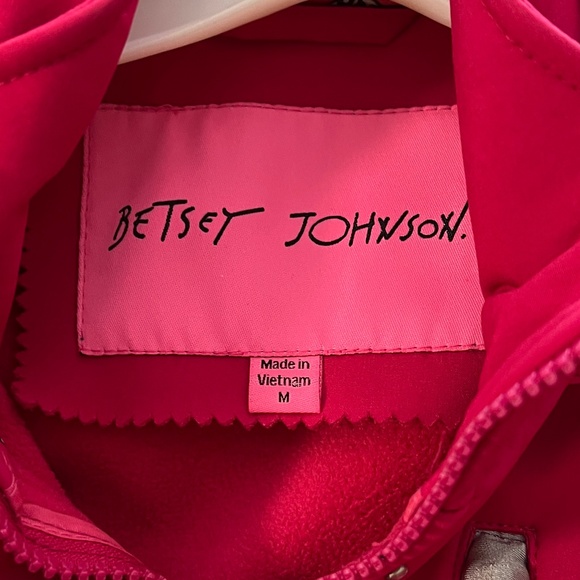 Betsy Johnson, fushia pink rain coat - Picture 4 of 7